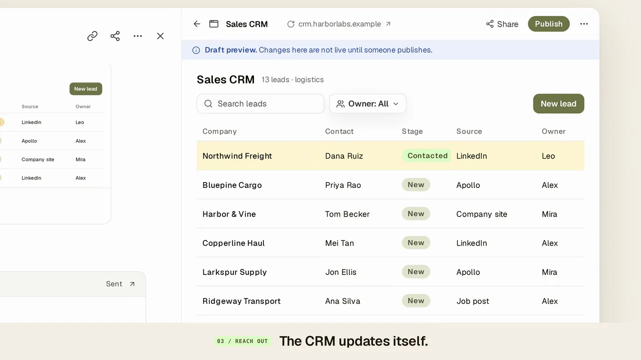 Find clients together: a Kylon demo with sample data